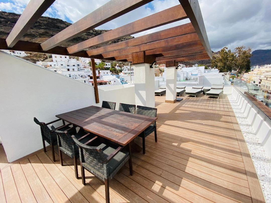 Apartmán The Penthouse Puerto De Mogan Exteriér fotografie