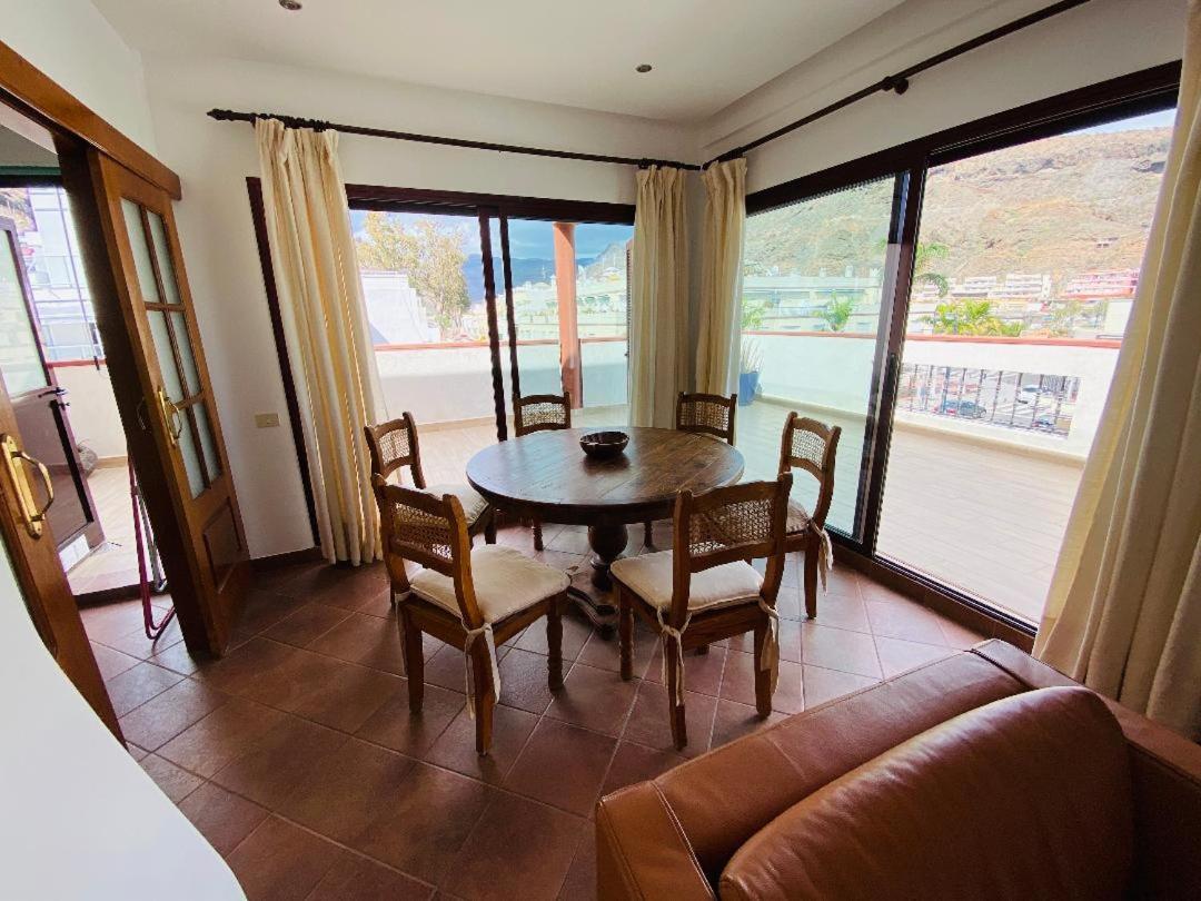 Apartmán The Penthouse Puerto De Mogan Exteriér fotografie